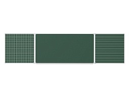 Доска "Клетка Линейка" разлинованная 400x100 см - ДР(з)-35кл